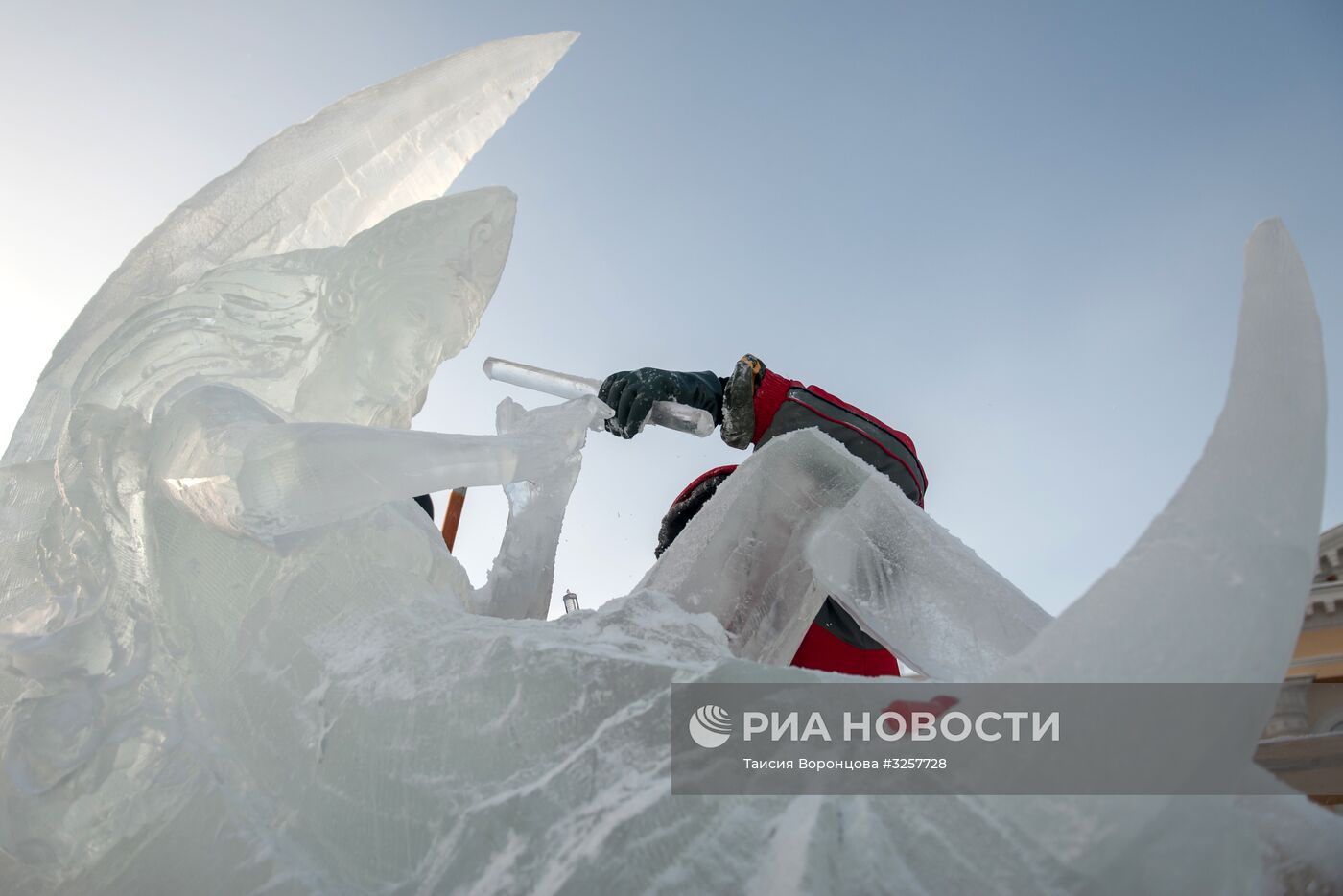 Ледовый городок в Томске