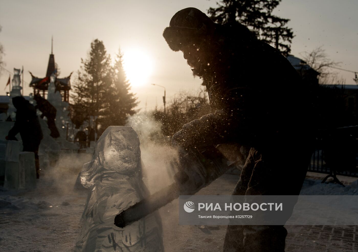 Ледовый городок в Томске