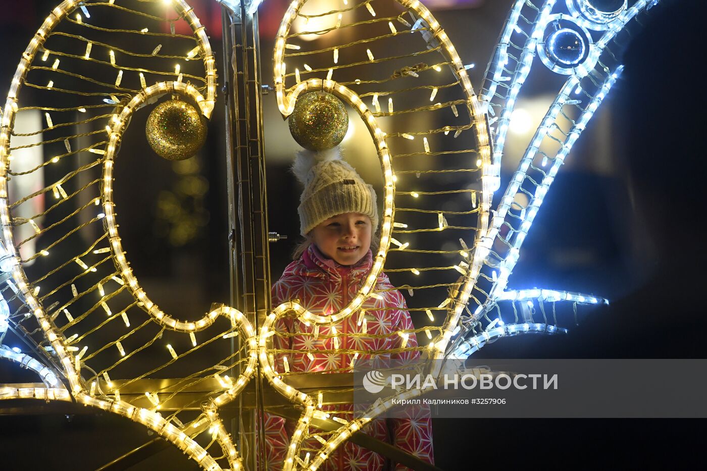 Новогодняя иллюминация в Москве