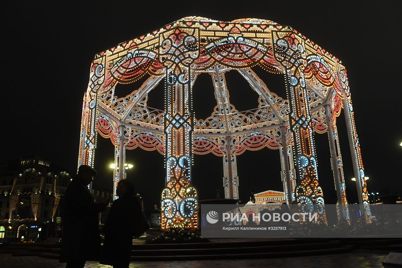 Новогодняя иллюминация в Москве