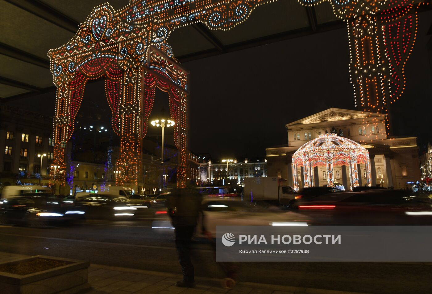 Новогодняя иллюминация в Москве