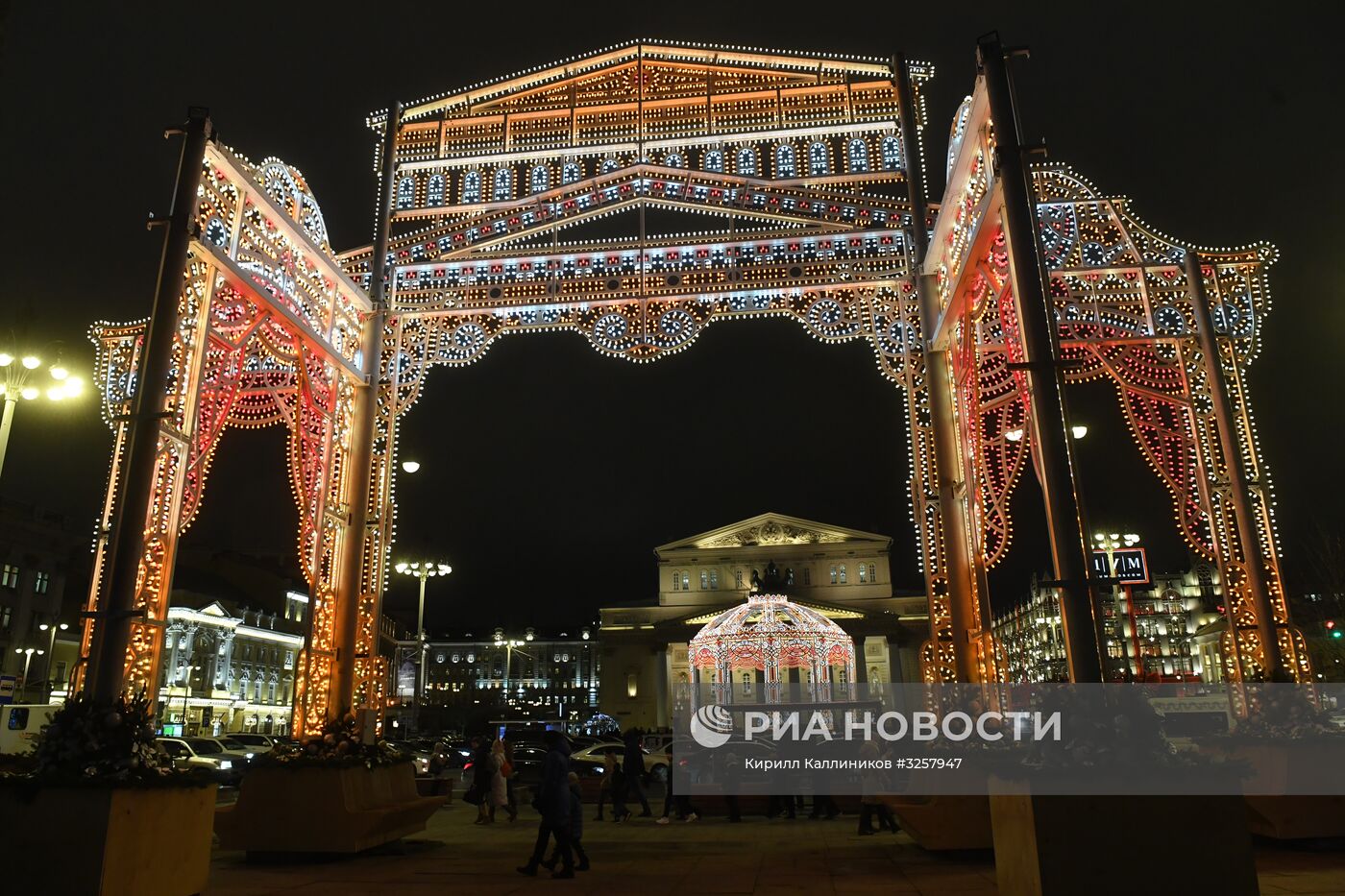 Новогодняя иллюминация в Москве