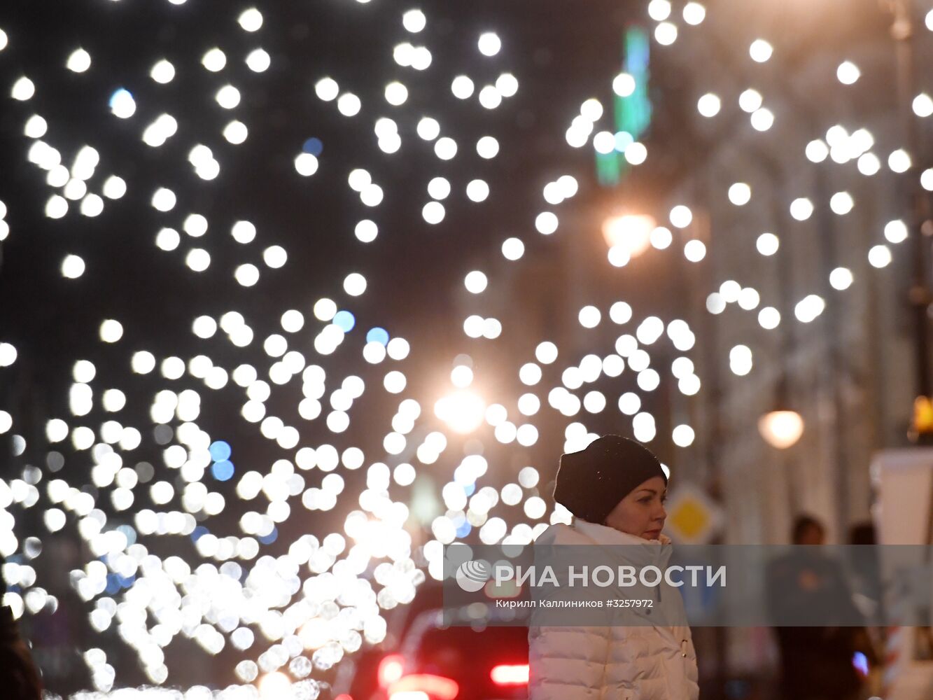 Новогодняя иллюминация в Москве