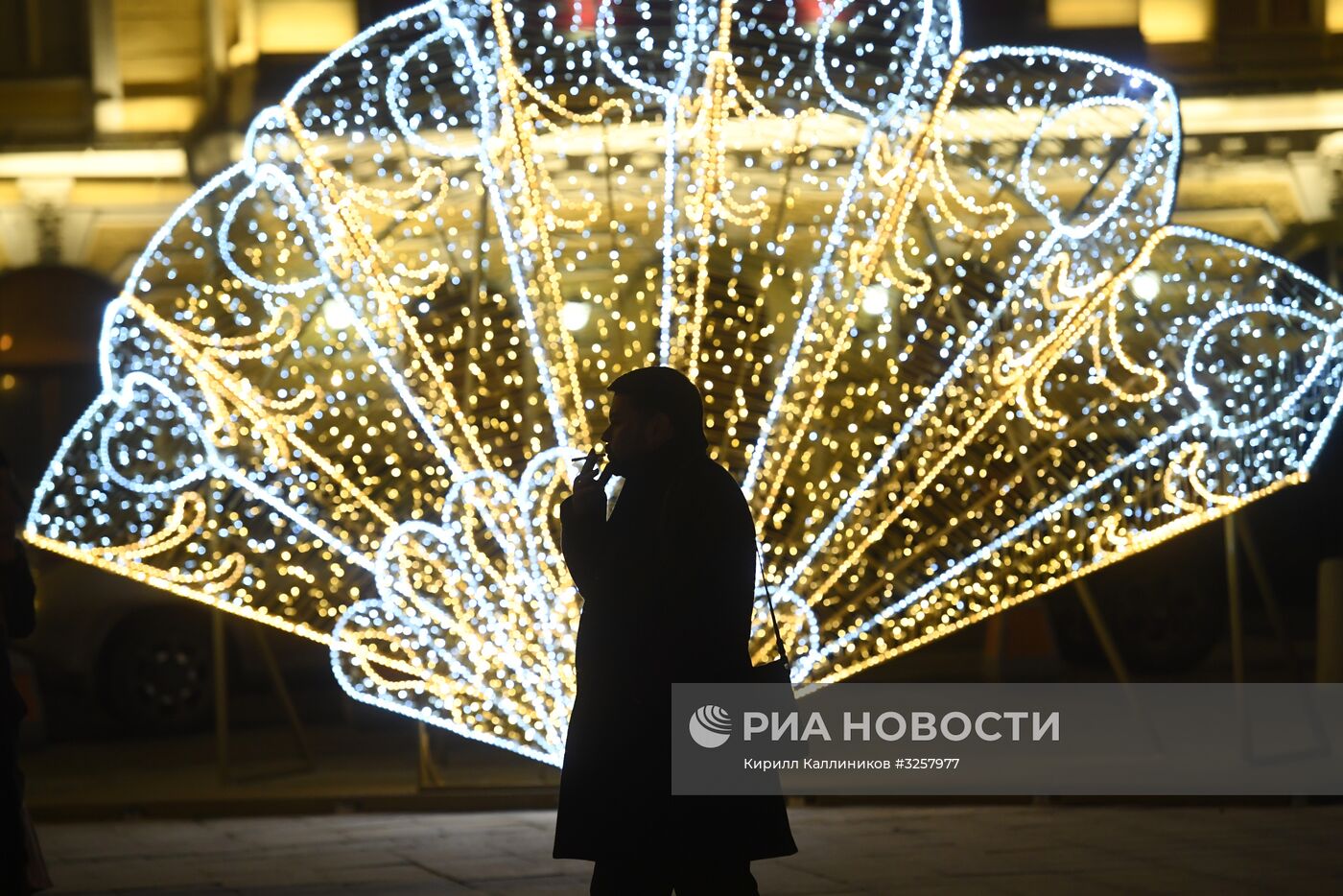 Новогодняя иллюминация в Москве