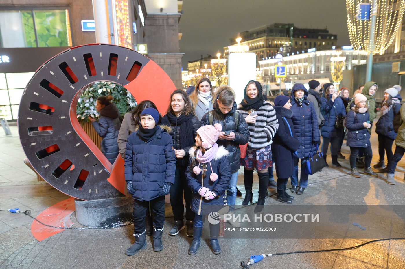 Новогодняя иллюминация в Москве