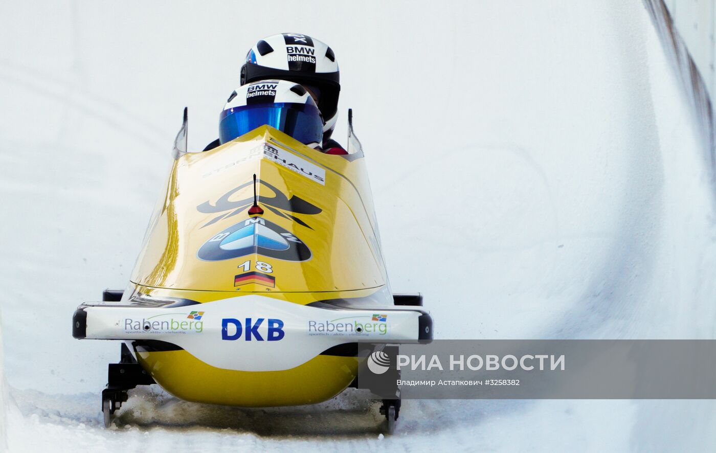 Бобслей. Чемпионат Европы. Женщины