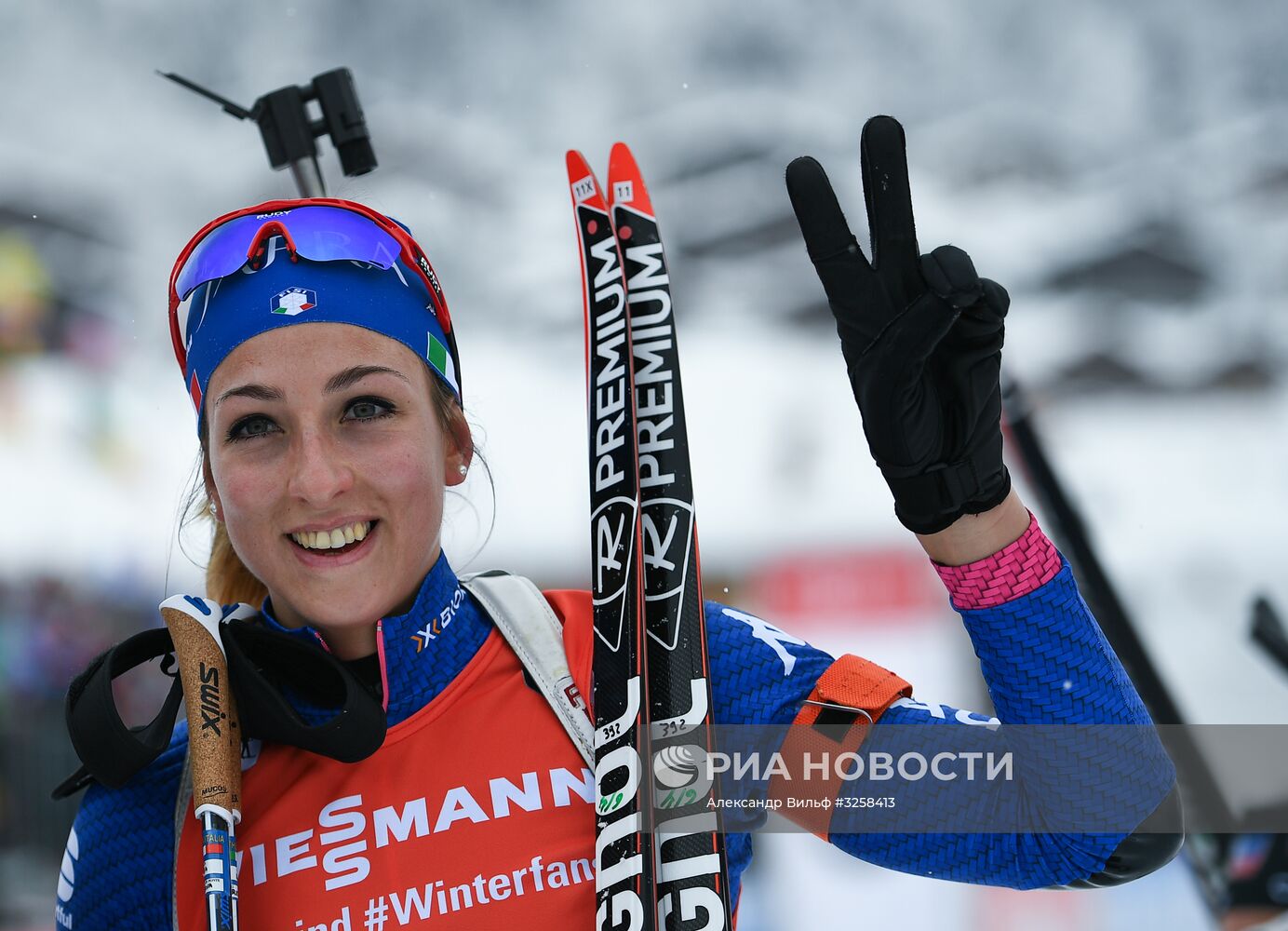 Биатлон. III этап Кубка мира. Женщины. Гонка преследования