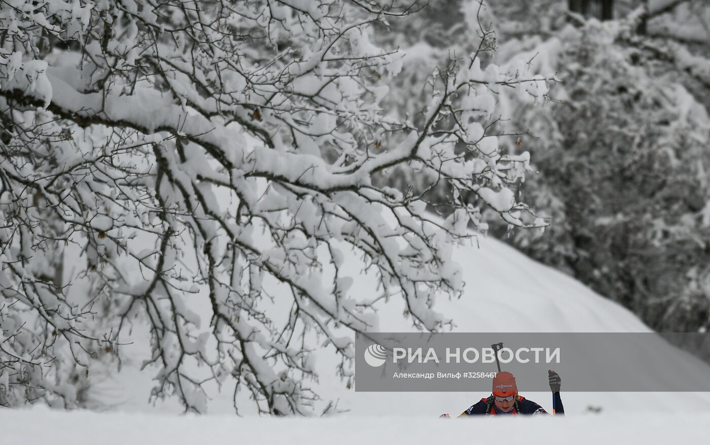 Биатлон. III этап Кубка мира. Женщины. Гонка преследования