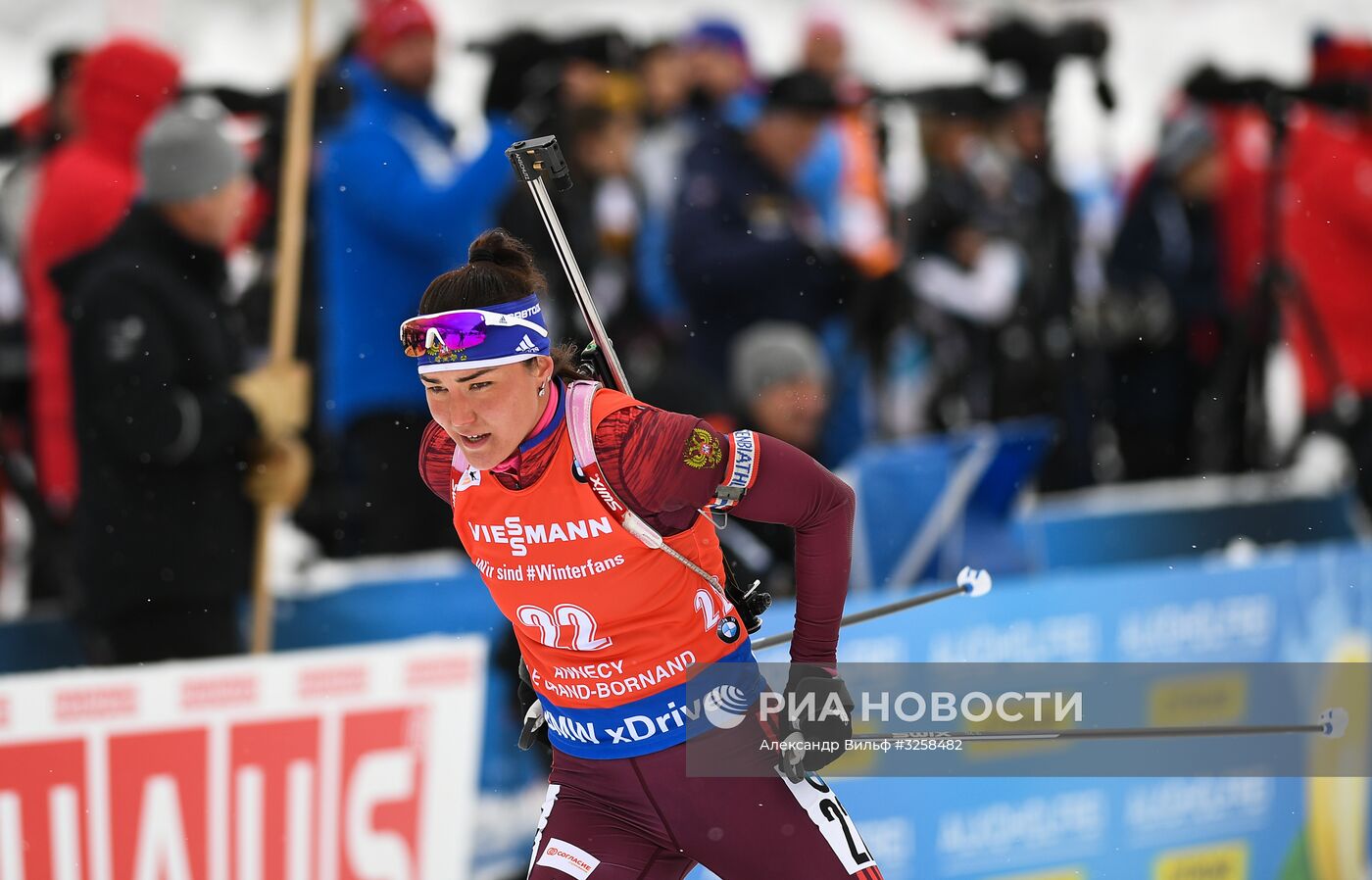 Биатлон. III этап Кубка мира. Женщины. Гонка преследования