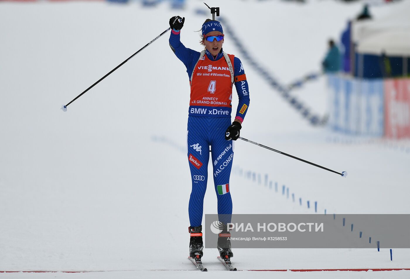 Биатлон. III этап Кубка мира. Женщины. Гонка преследования