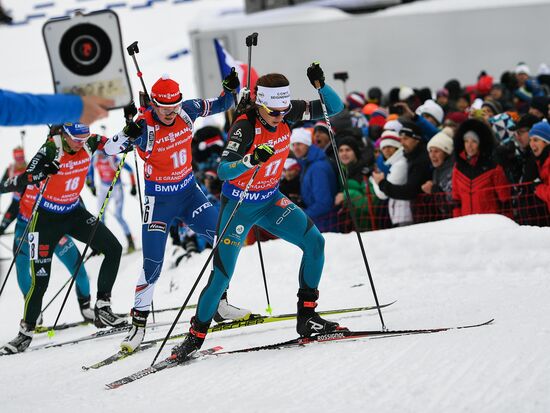 Биатлон. III этап Кубка мира. Женщины. Гонка преследования