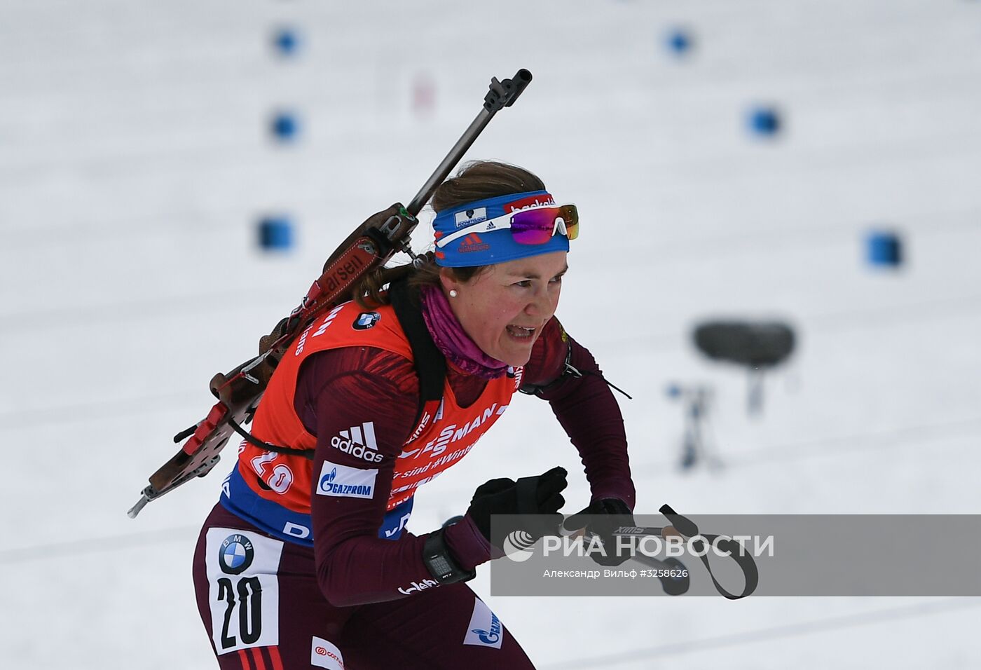 Биатлон. III этап Кубка мира. Женщины. Гонка преследования