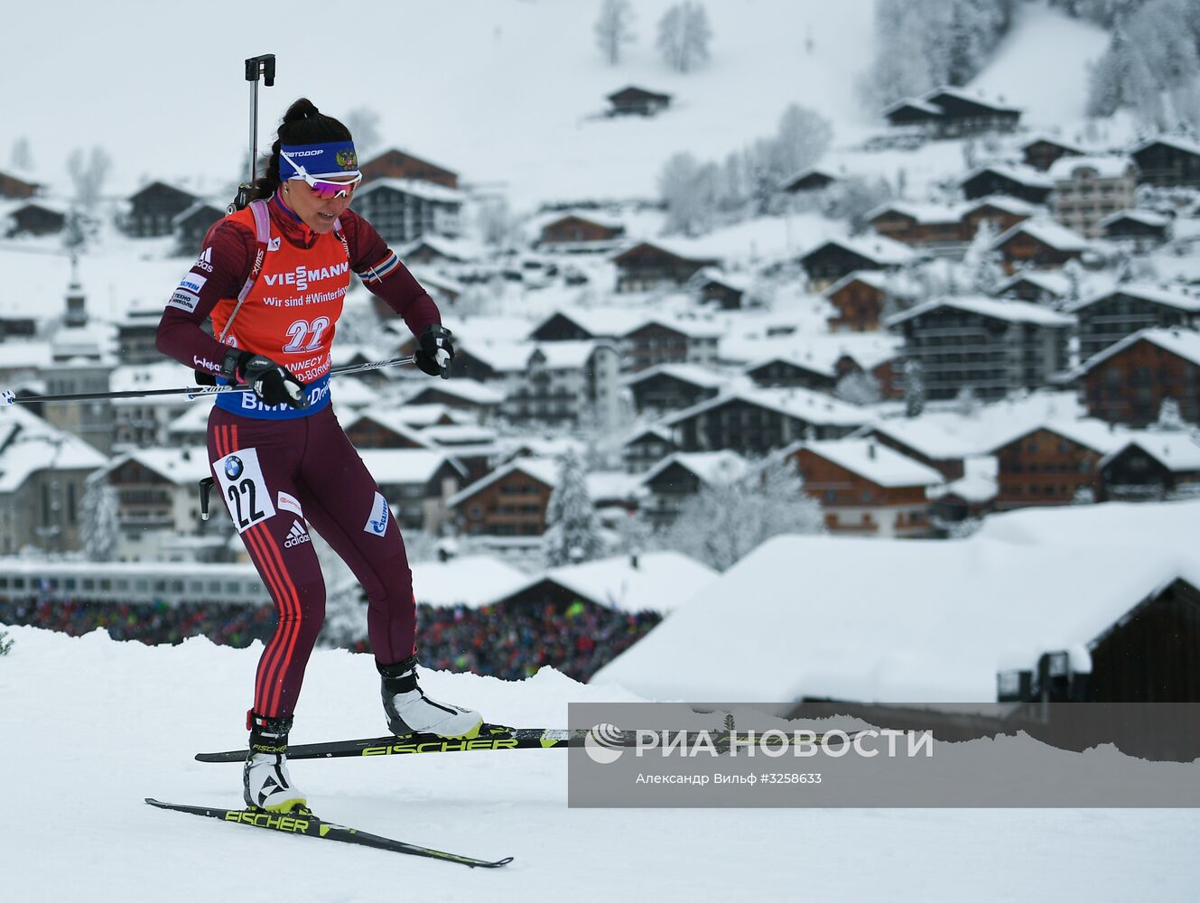 Биатлон. III этап Кубка мира. Женщины. Гонка преследования