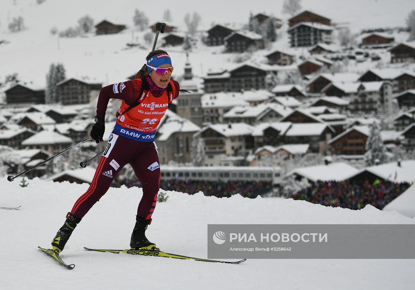 Биатлон. III этап Кубка мира. Женщины. Гонка преследования