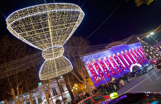 Новогодний Тбилиси