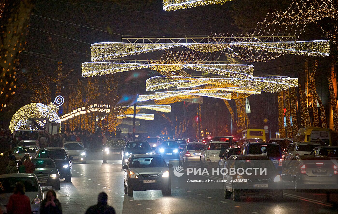 Новогодний Тбилиси