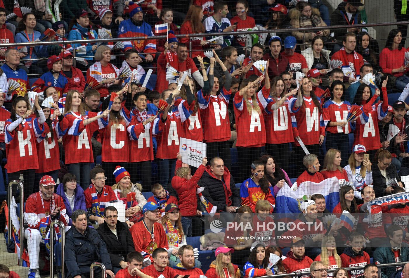 Хоккей. Кубок Первого канала. Матч Россия - Канада
