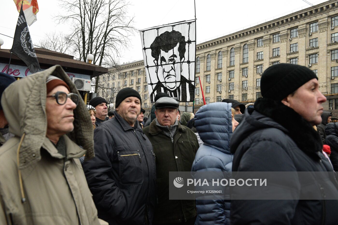 Марш сторонников М. Саакашвили в Киеве