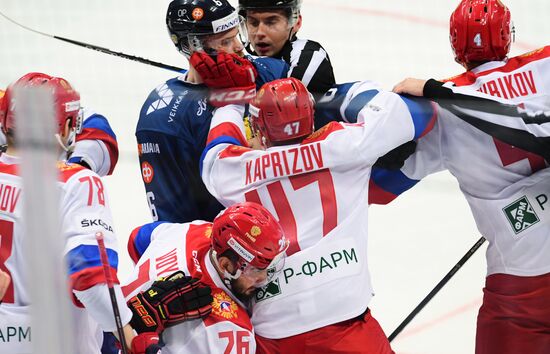 Хоккей. Кубок Первого канала. Матч Россия - Финляндия