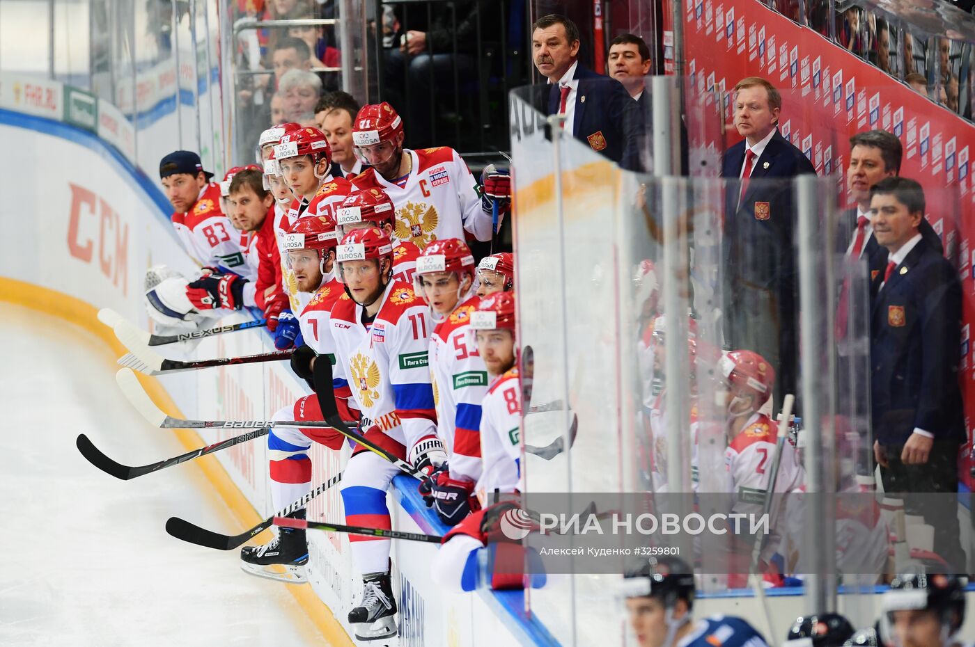 Хоккей. Кубок Первого канала. Матч Россия - Финляндия