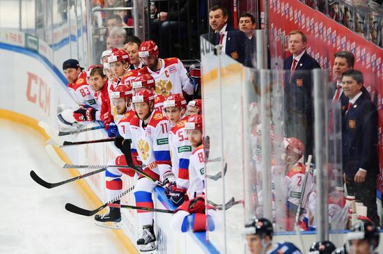 Хоккей. Кубок Первого канала. Матч Россия - Финляндия