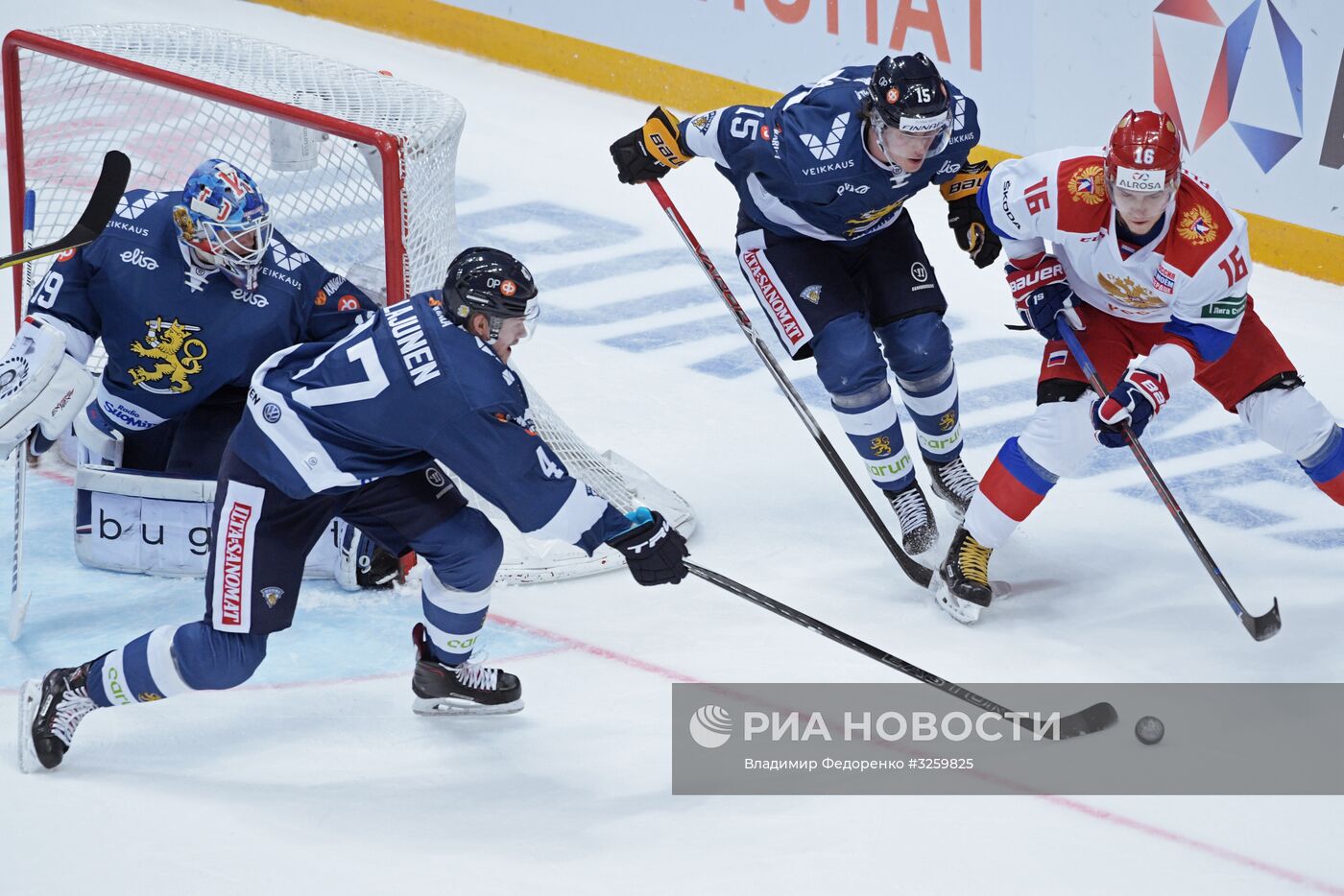 Хоккей. Кубок Первого канала. Матч Россия - Финляндия