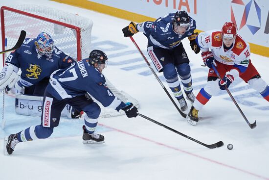 Хоккей. Кубок Первого канала. Матч Россия - Финляндия