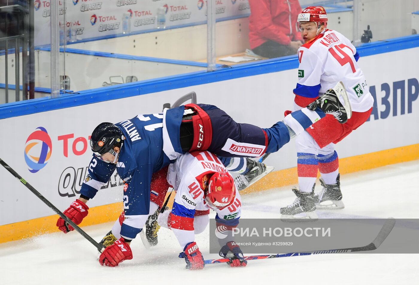 Хоккей. Кубок Первого канала. Матч Россия - Финляндия