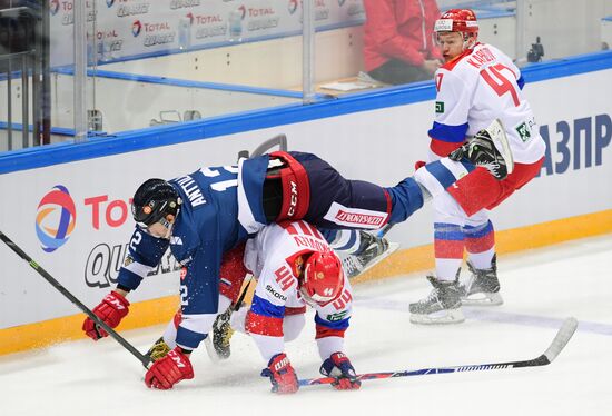 Хоккей. Кубок Первого канала. Матч Россия - Финляндия