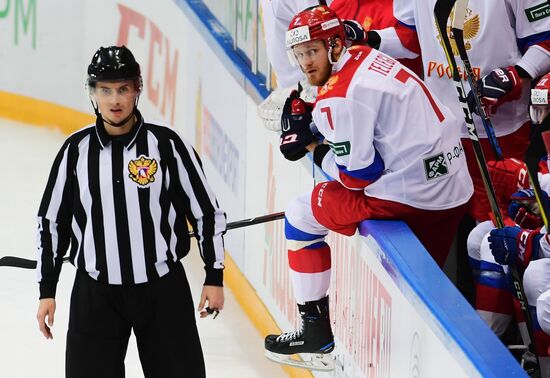 Хоккей. Кубок Первого канала. Матч Россия - Финляндия