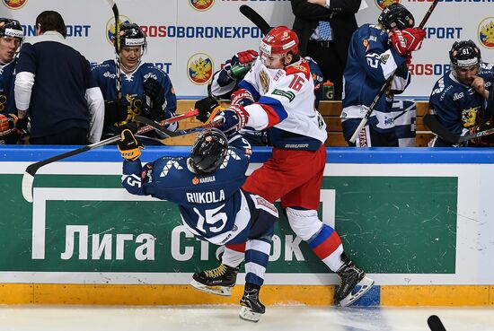 Хоккей. Кубок Первого канала. Матч Россия - Финляндия