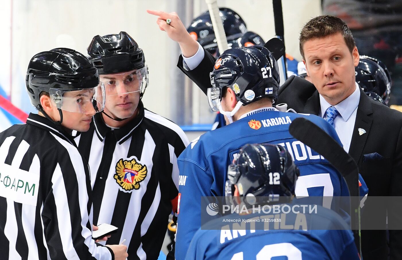 Хоккей. Кубок Первого канала. Матч Россия - Финляндия
