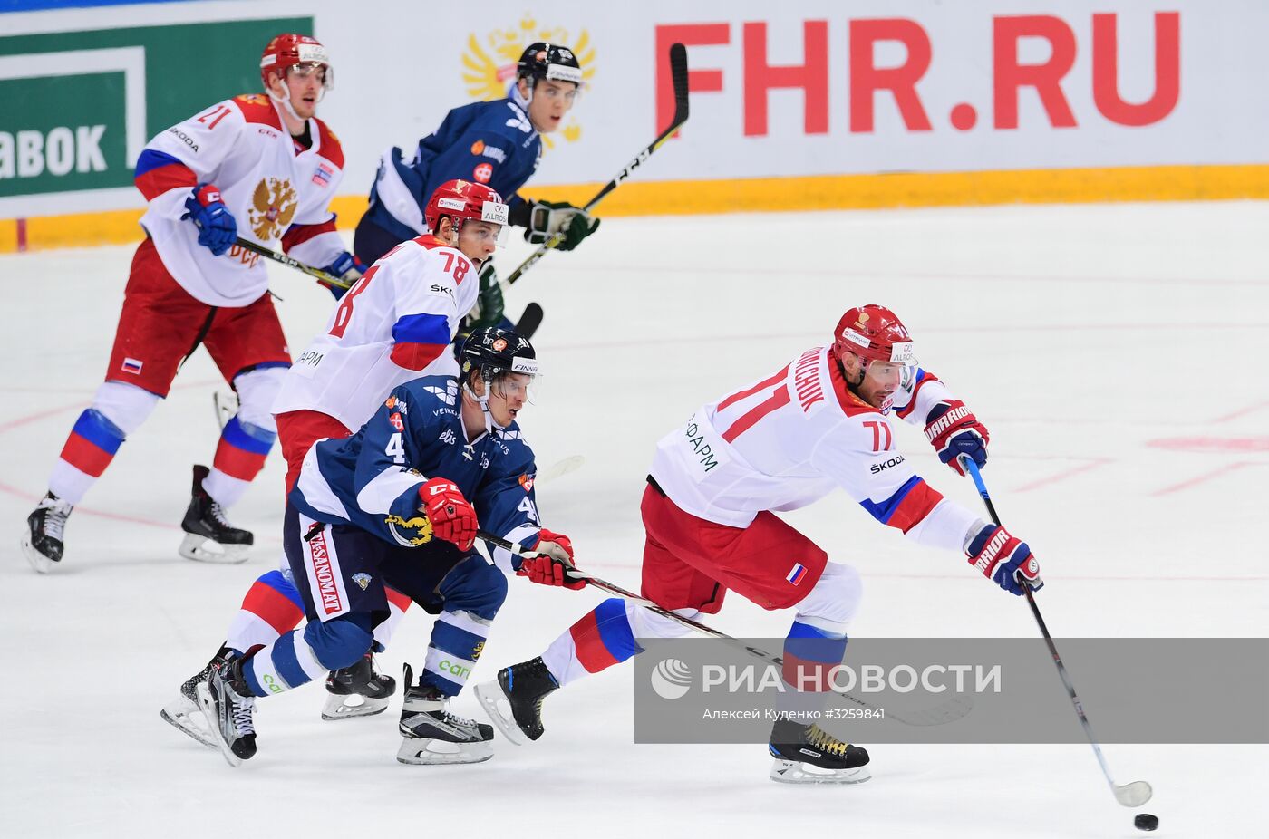 Хоккей. Кубок Первого канала. Матч Россия - Финляндия