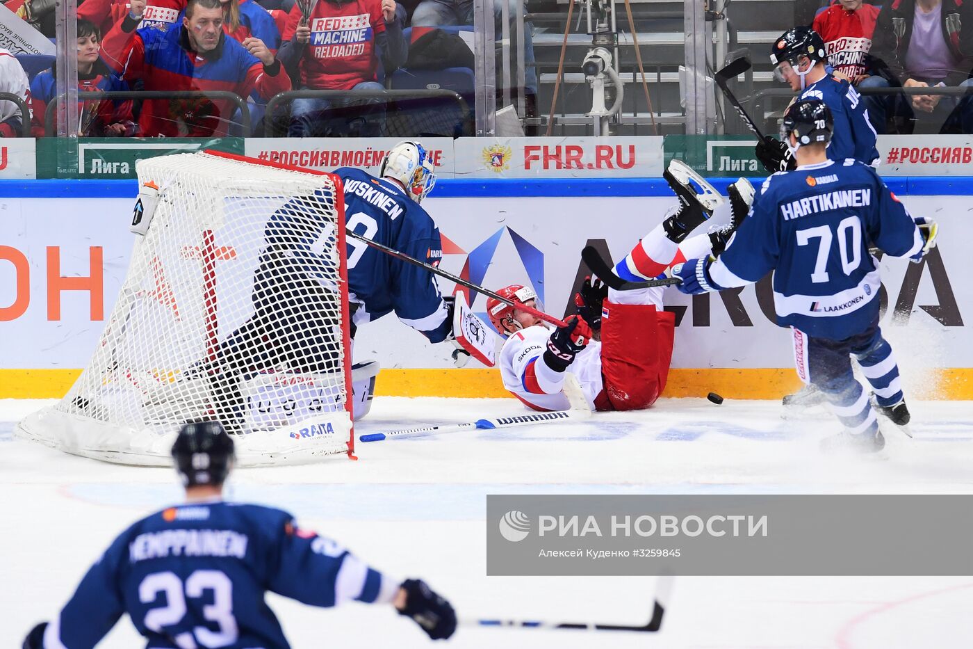 Хоккей. Кубок Первого канала. Матч Россия - Финляндия