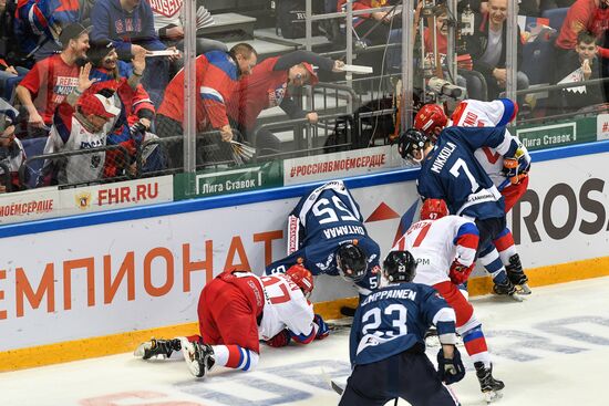 Хоккей. Кубок Первого канала. Матч Россия - Финляндия