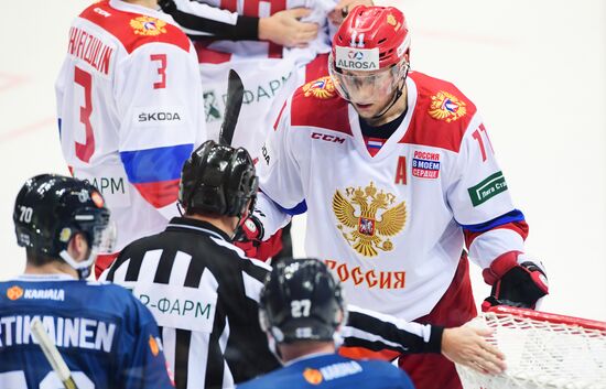 Хоккей. Кубок Первого канала. Матч Россия - Финляндия