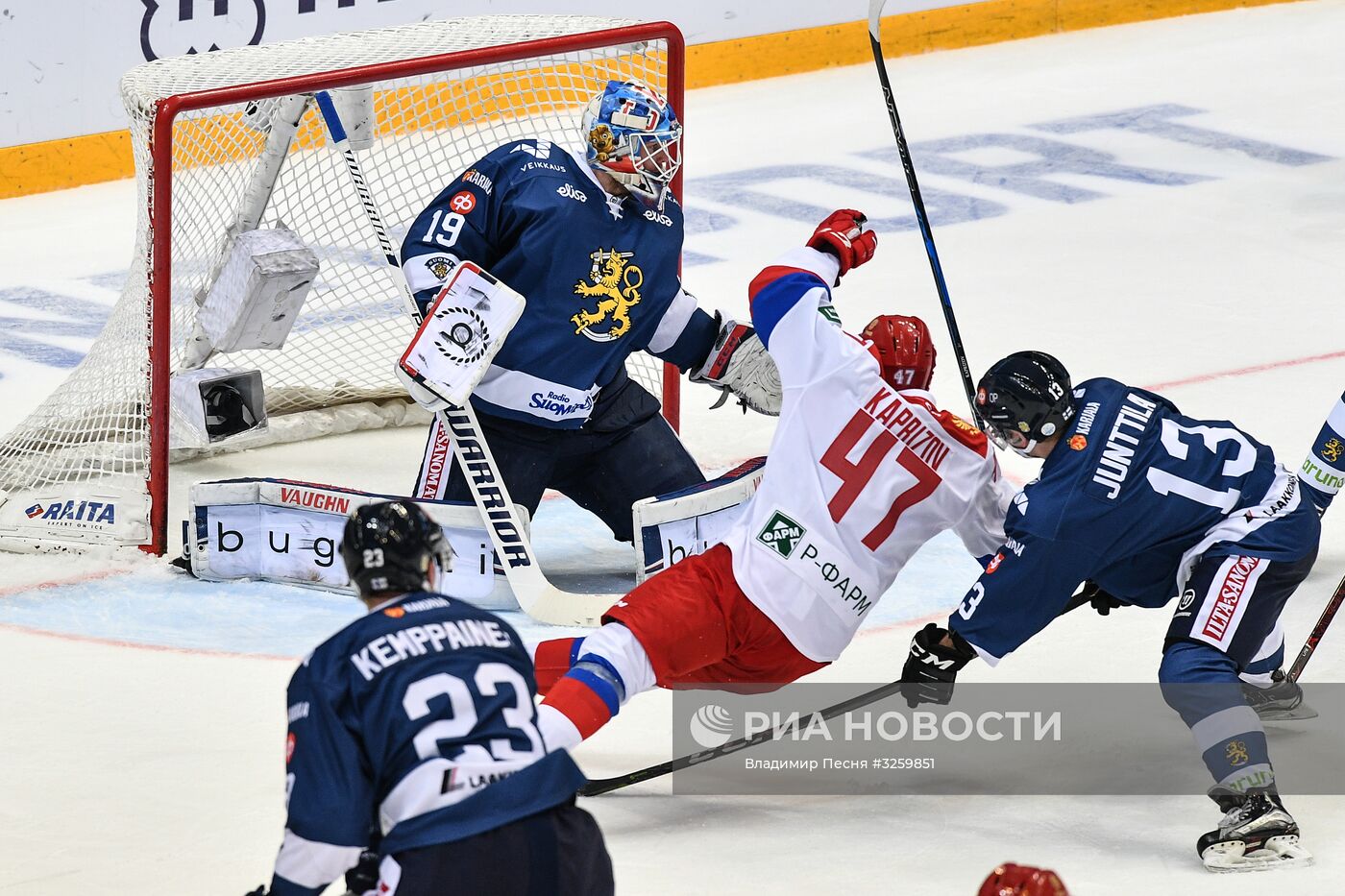 Хоккей. Кубок Первого канала. Матч Россия - Финляндия