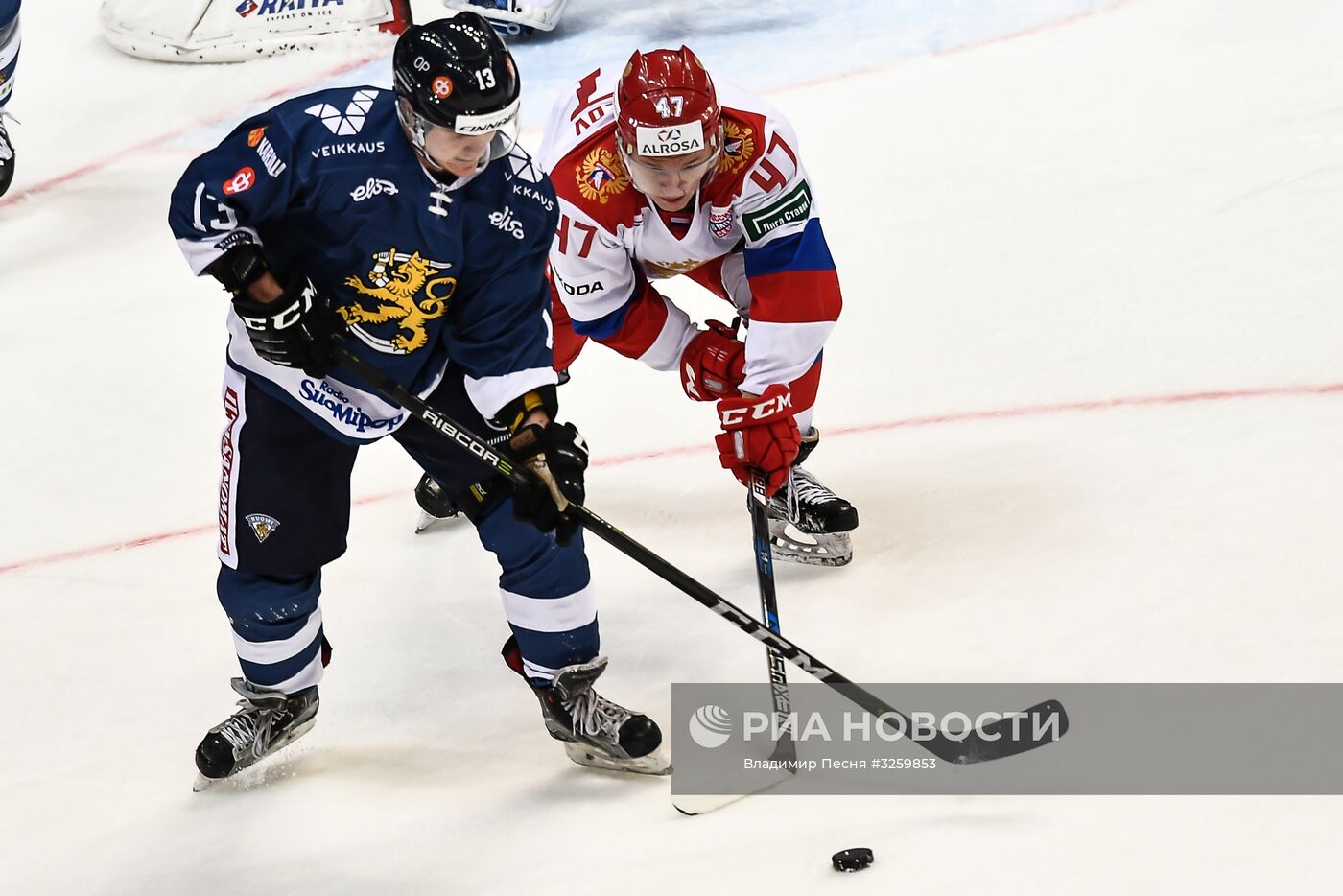 Хоккей. Кубок Первого канала. Матч Россия - Финляндия