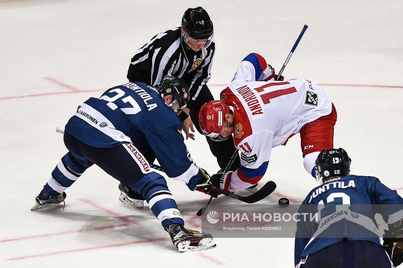Хоккей. Кубок Первого канала. Матч Россия - Финляндия
