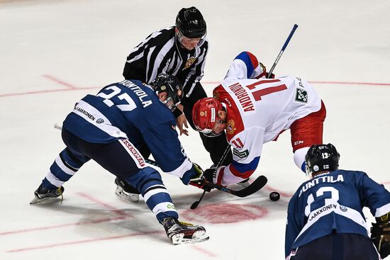 Хоккей. Кубок Первого канала. Матч Россия - Финляндия
