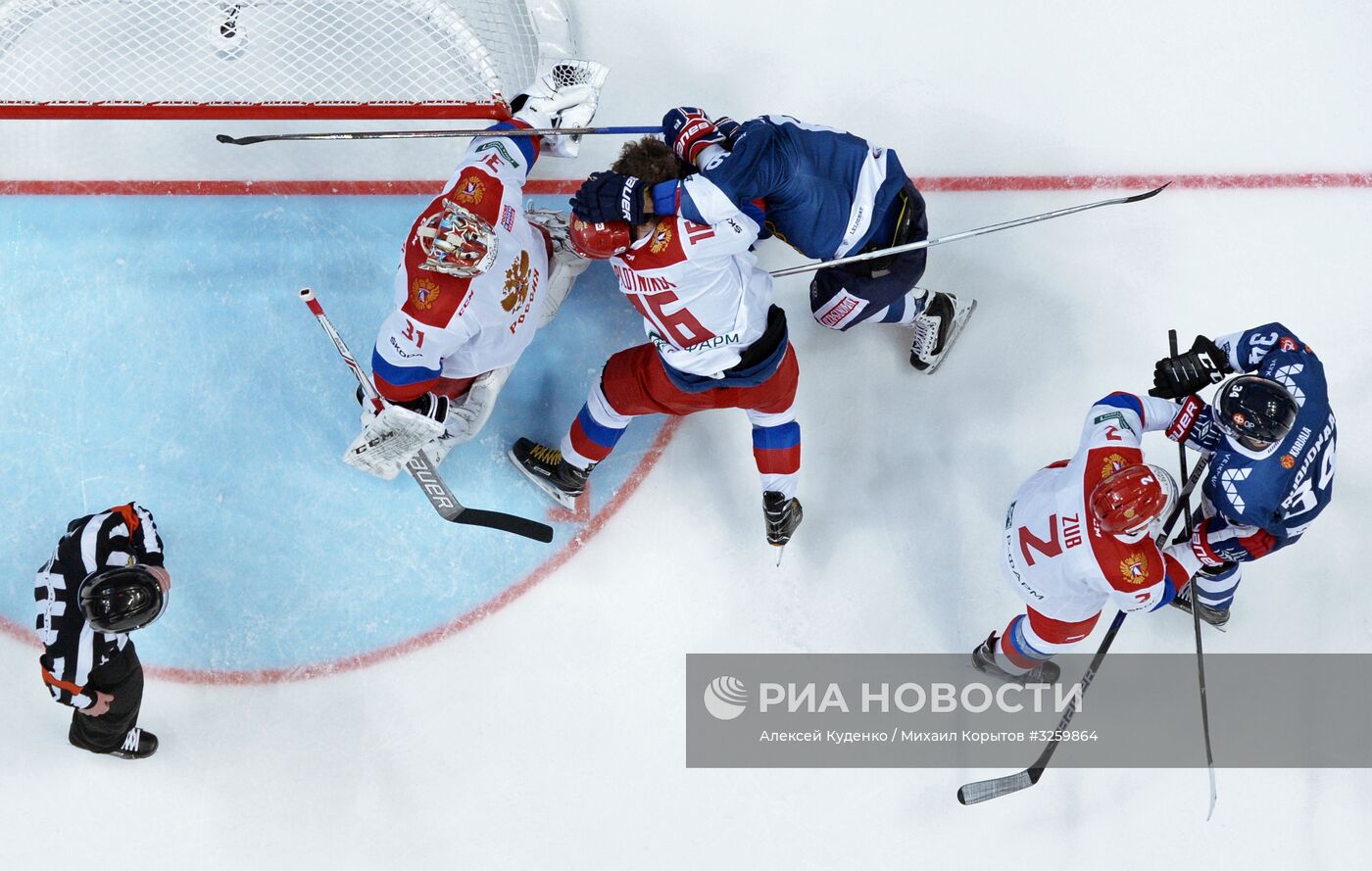 Хоккей. Кубок Первого канала. Матч Россия - Финляндия