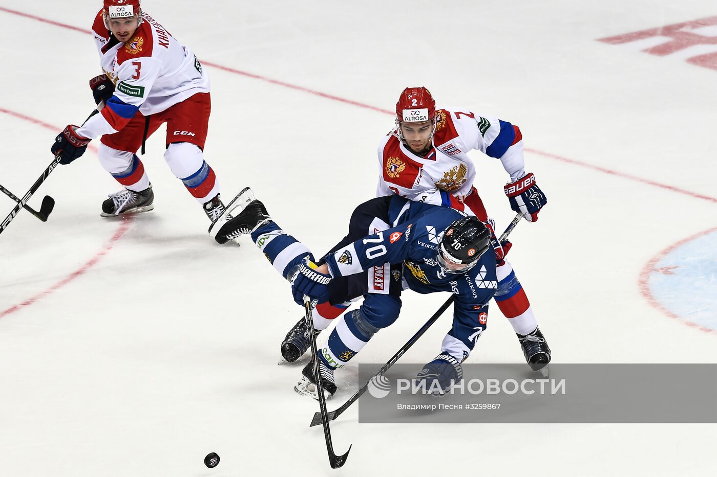 Хоккей. Кубок Первого канала. Матч Россия - Финляндия