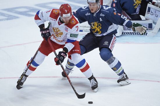 Хоккей. Кубок Первого канала. Матч Россия - Финляндия