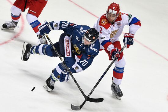 Хоккей. Кубок Первого канала. Матч Россия - Финляндия