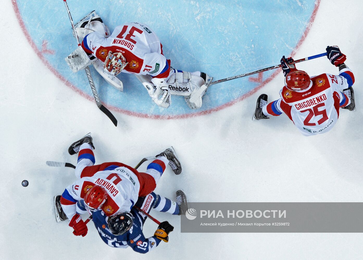 Хоккей. Кубок Первого канала. Матч Россия - Финляндия