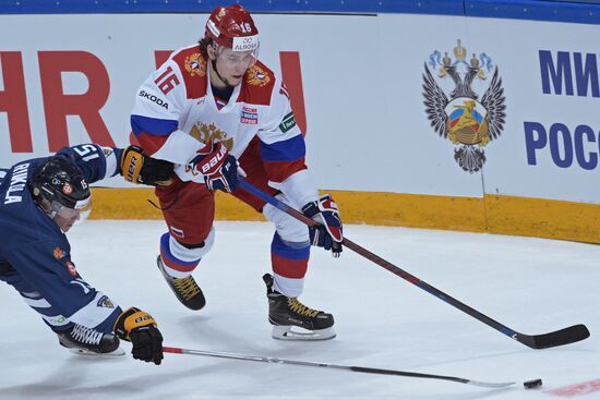 Хоккей. Кубок Первого канала. Матч Россия - Финляндия