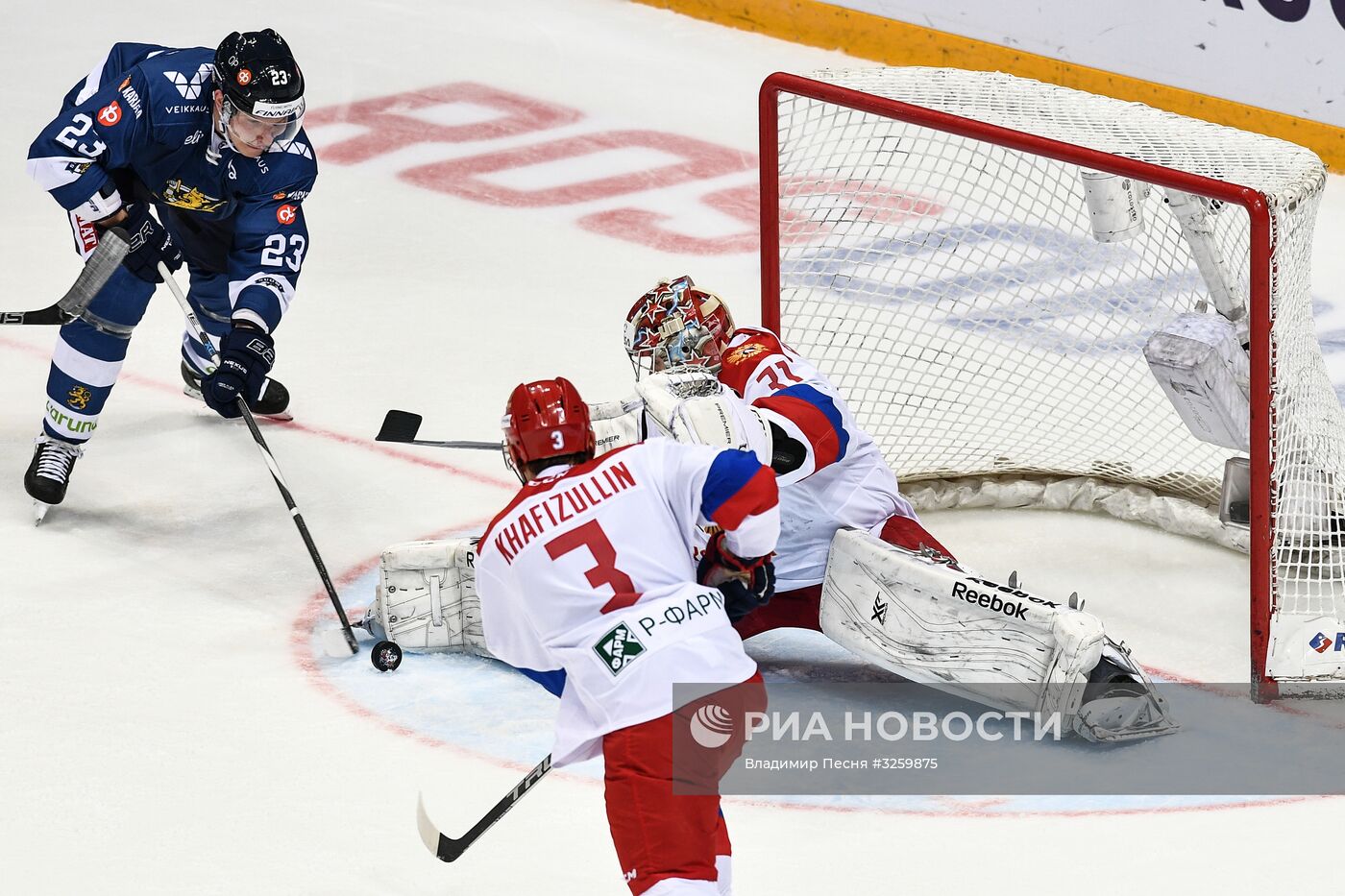 Хоккей. Кубок Первого канала. Матч Россия - Финляндия