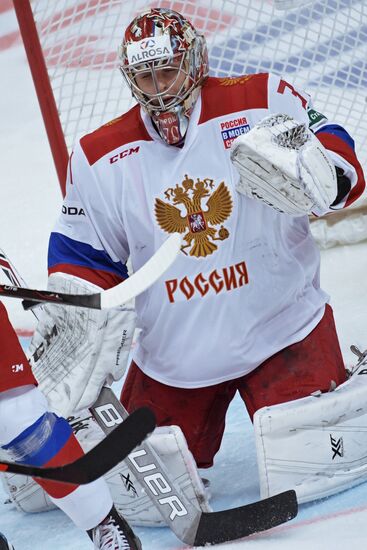 Хоккей. Кубок Первого канала. Матч Россия - Финляндия