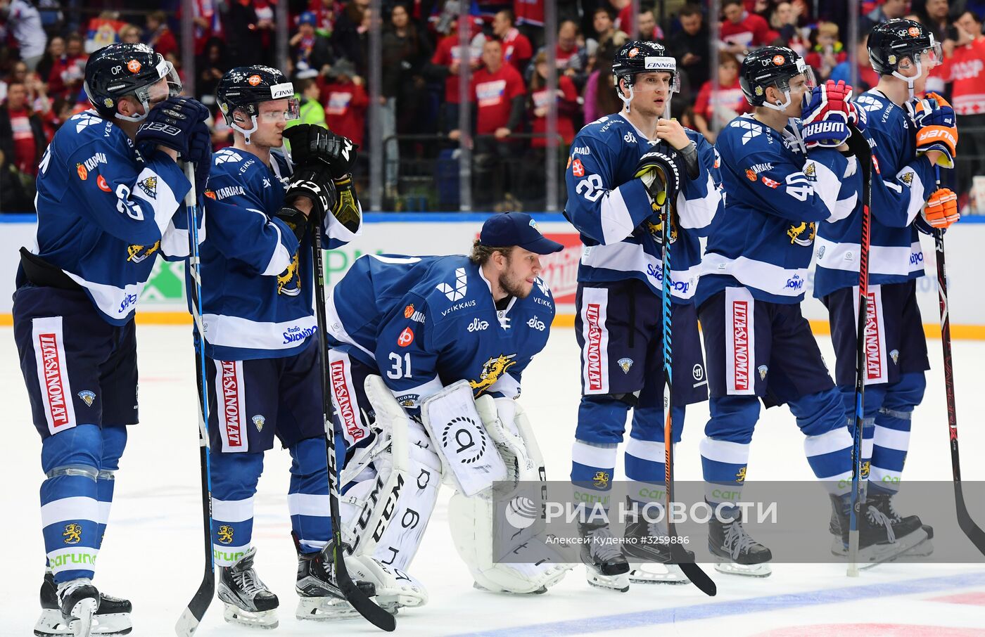 Хоккей. Кубок Первого канала. Матч Россия - Финляндия