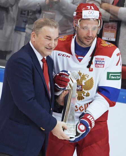 Хоккей. Кубок Первого канала. Матч Россия - Финляндия